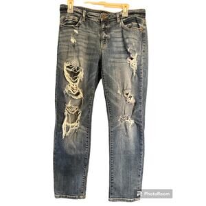 Judy Blue Destroyed Boyfriend Jeans Size 9/29